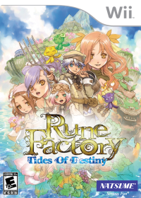 Rune Factory: Tides of Destiny Wii  box art